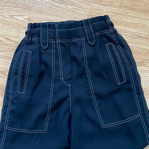 Allsaints Talla pants with drawstring waist and legs - Picture 3 of 7